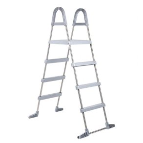 Poolstige De Luxe rustfrit st&aring;l 1,23m Azuro